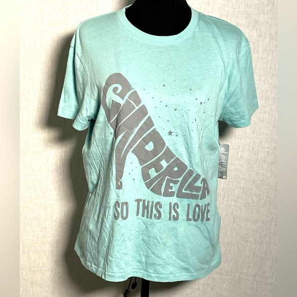 NWT Disney Junkfood Cinderella Shirt-‎ Small - Picture 1 of 10